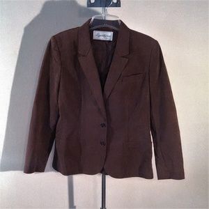 Vintage Ultrasuede Brand Jacket Neiman Marcus